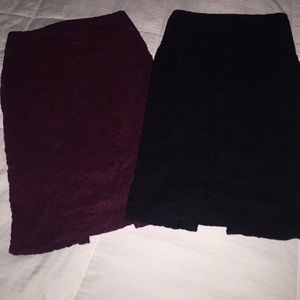 2 Express Lace Skirts 🌸
